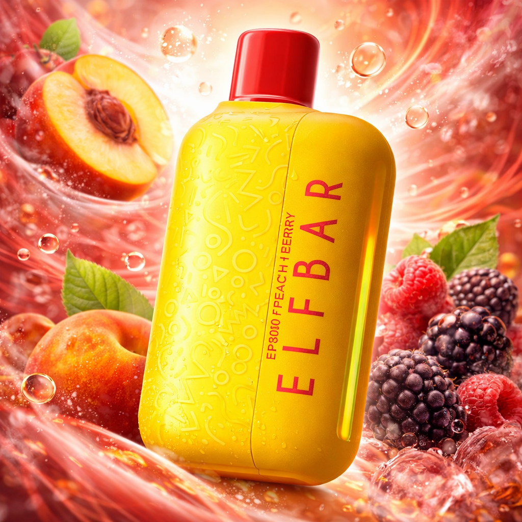 ELFBAR 8000 DISPOSSABLE PEACH BERRY