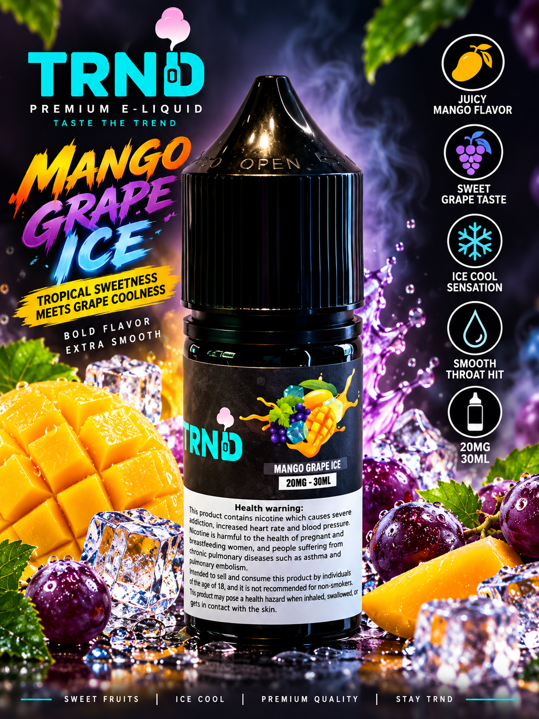 TRND JUICE 20MG MANGO GRAPE ICE