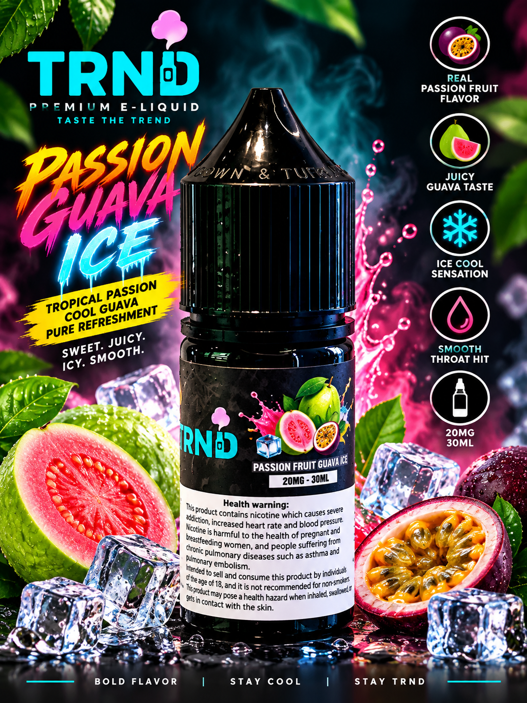 TRND JUICE 20MG PASSION FRUIT GUAVA ICE