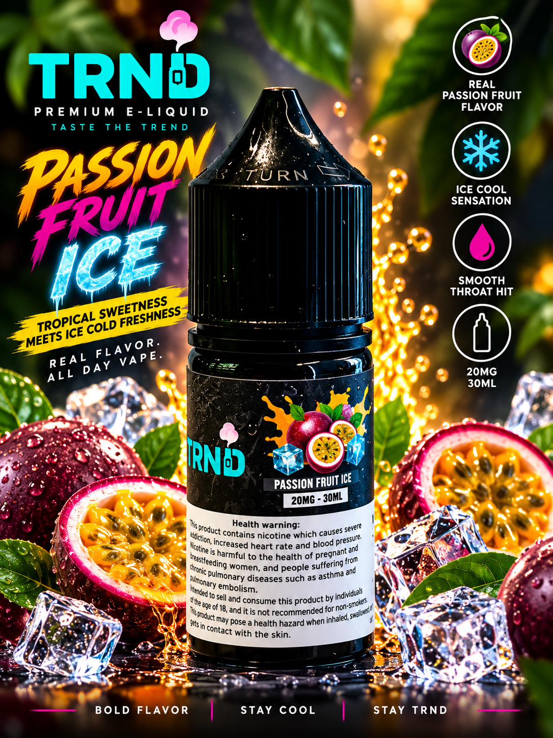 TRND JUICE 20MG PASSION FRUIT ICE