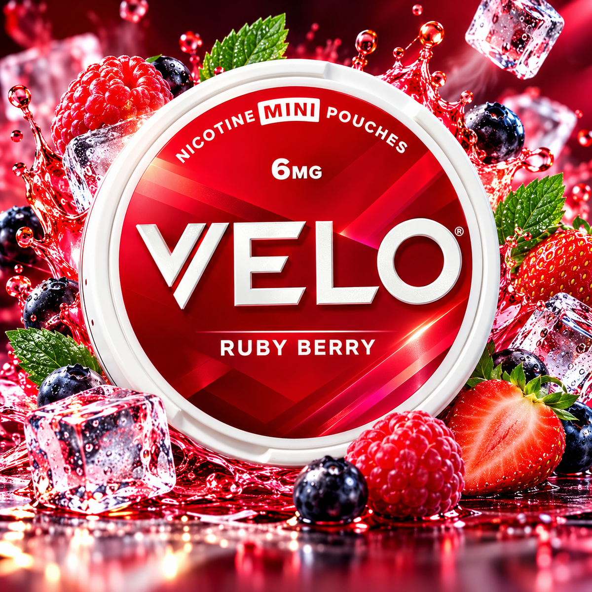 VELO POUCH 6MG RUBY BERRY