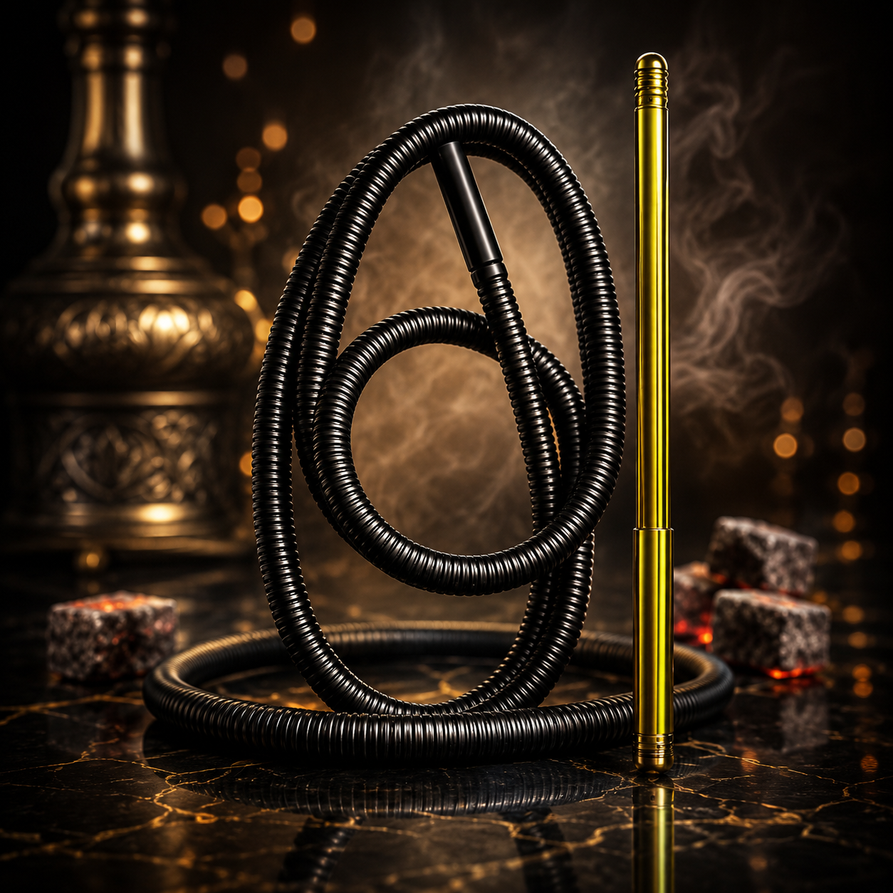 HOOKAH DISPOSABLE HOSE - PLASTIC