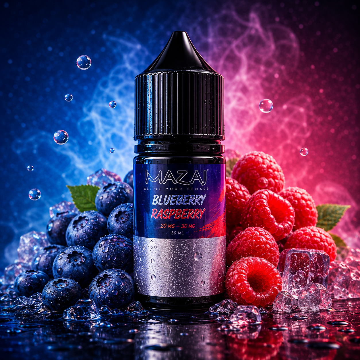 MAZAJ E-LIQUID - BLUEBERRY RASPBERRY