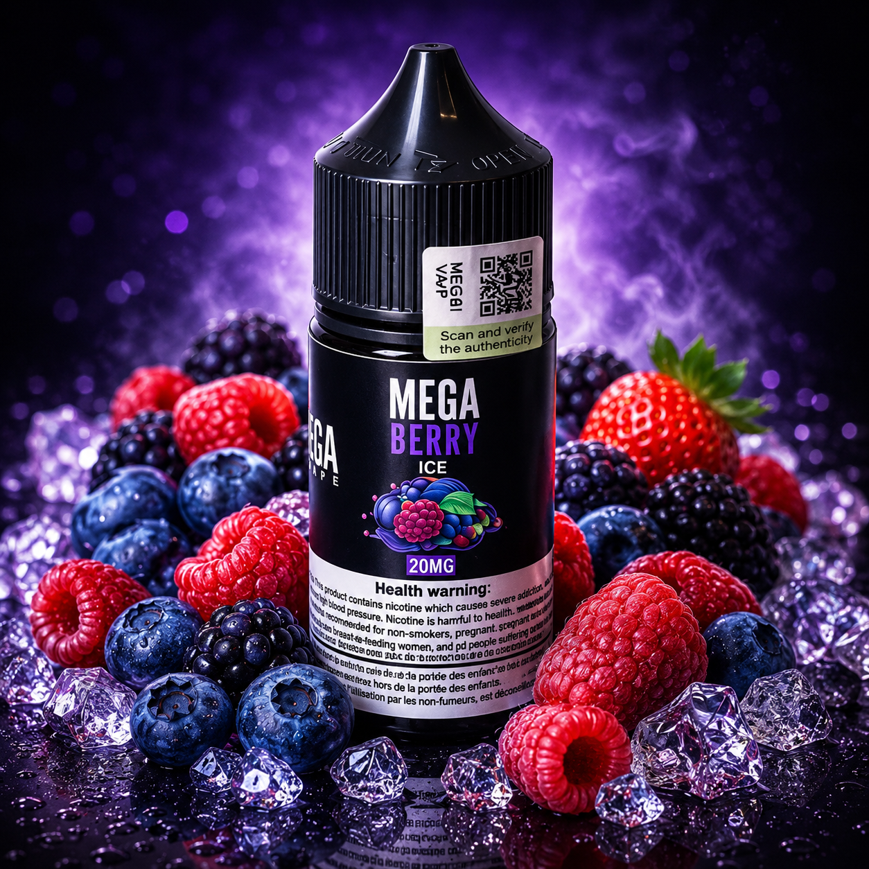 MEGA E-LIQUID - BERRY