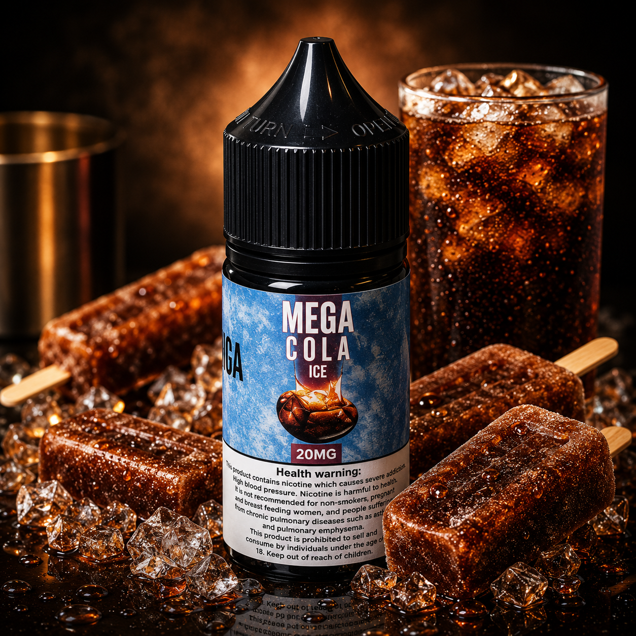 MEGA E-LIQUID - COLA ICE
