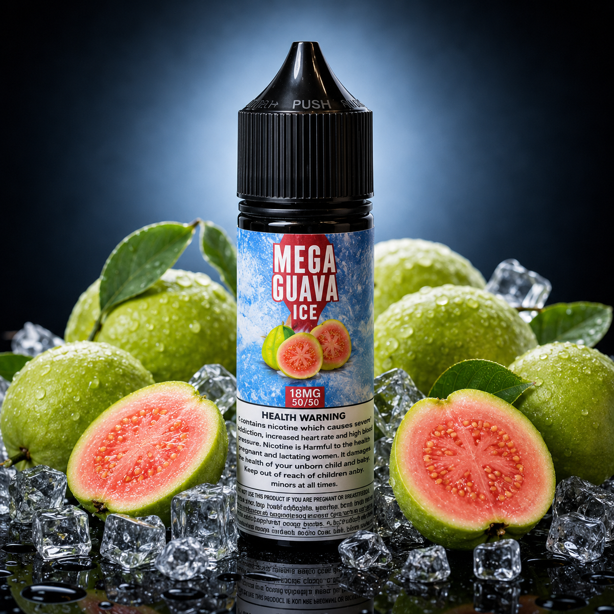 MEGA E-LIQUID - GUAVA ICE