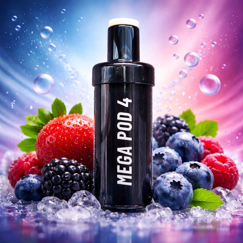 MEGA PODS 4 - MIX BERRY ICE