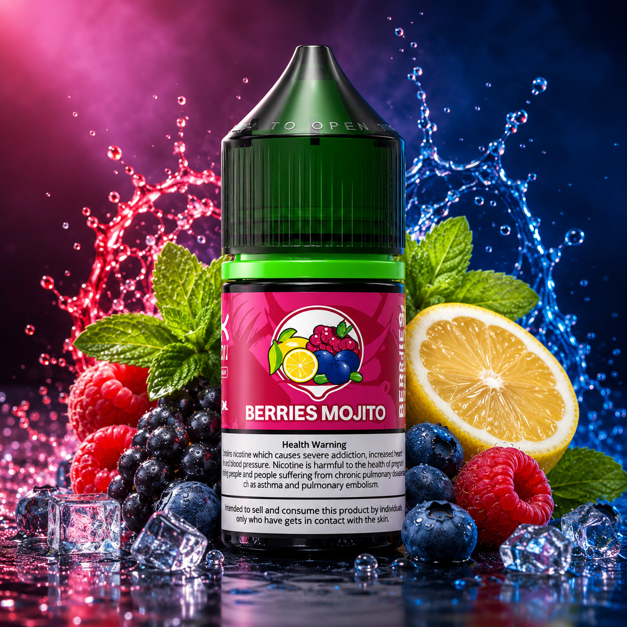 OX PASSION E-LIQUID - BERRY MOJITO