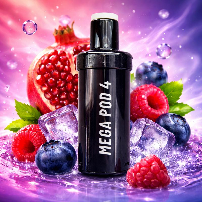 MEGA PODS 4 - POMEGRANATE BERRY ICE