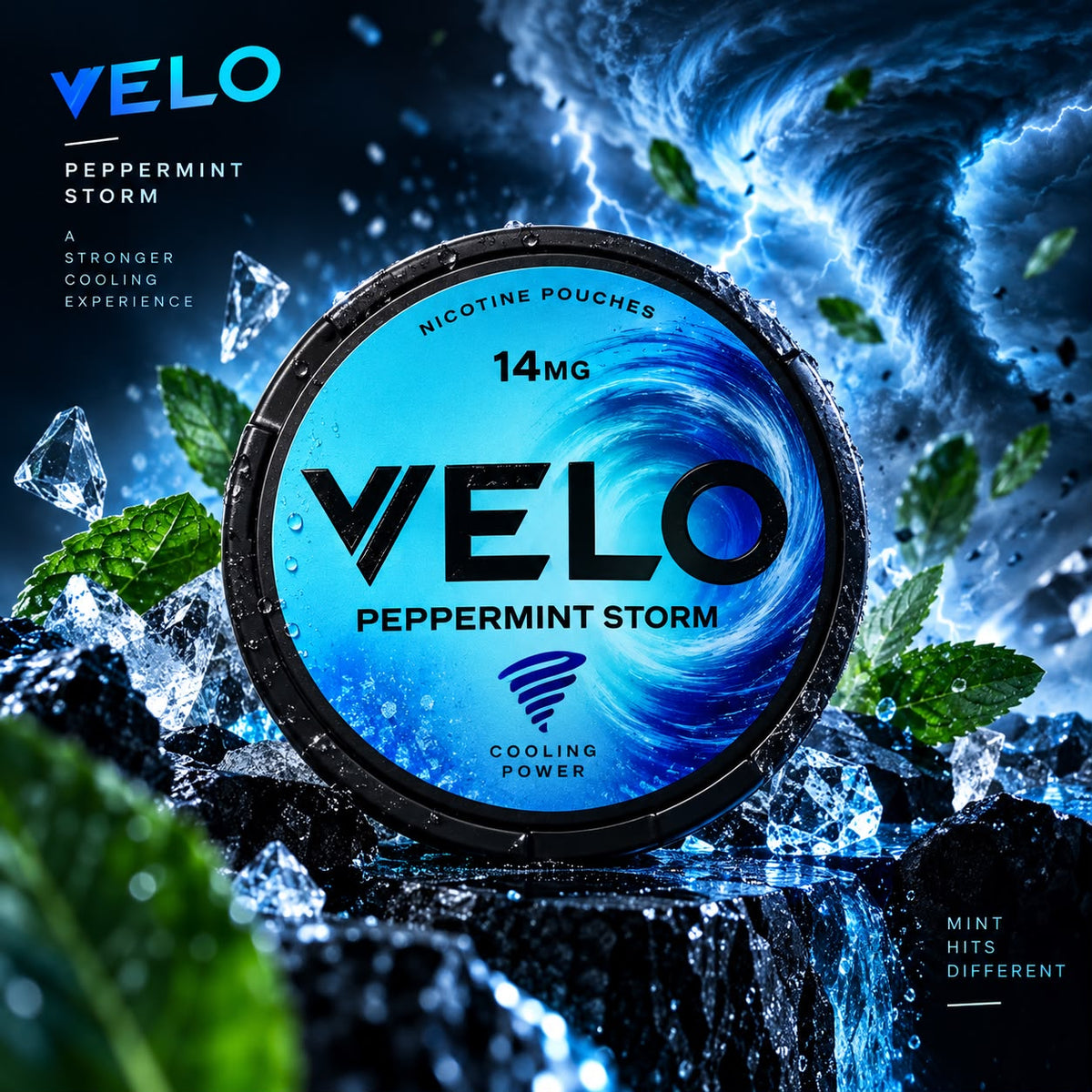 VELO POUCH 14MG PEPPERMINT STORM