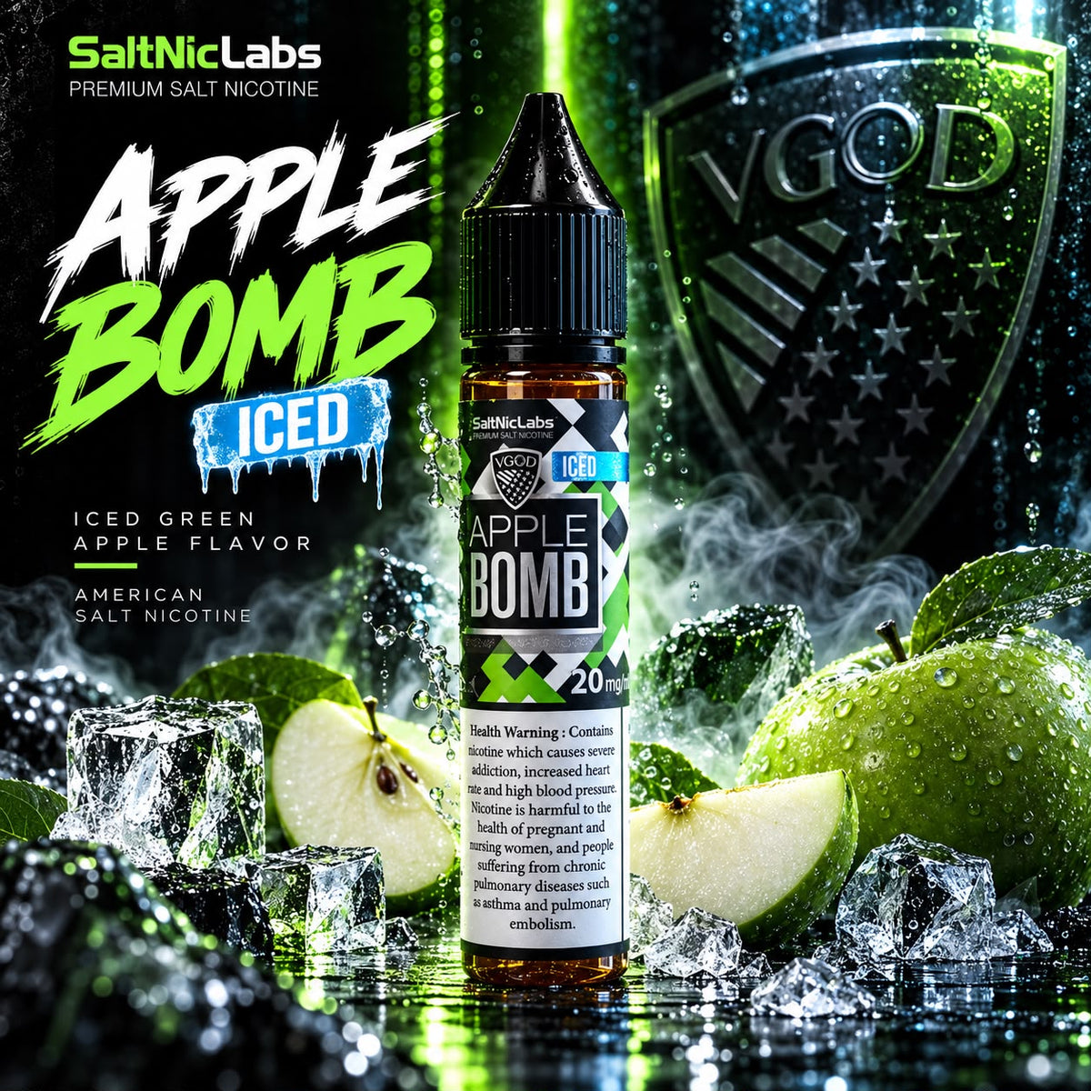 VGOD APPLE BOMB ICED 20 MG
