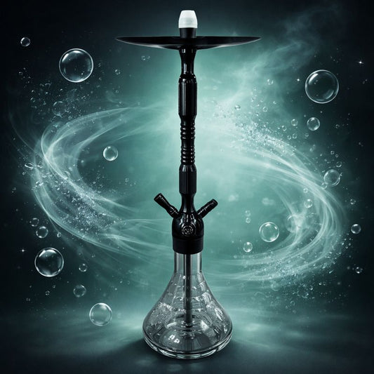 ALUMINIUM HOOKAH - BLACK