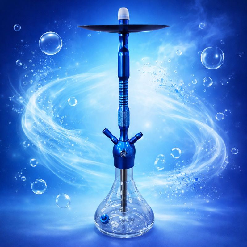 ALUMINIUM HOOKAH - BLUE
