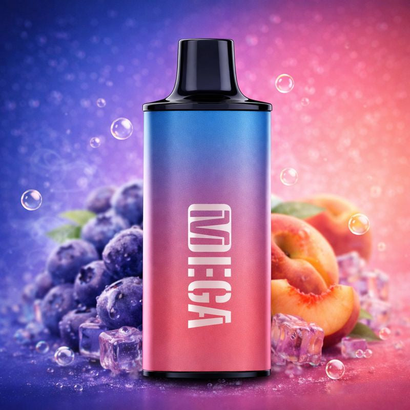 MEGA 7K FLAVOURS PODS - BLUEBERRY PEACH ICE