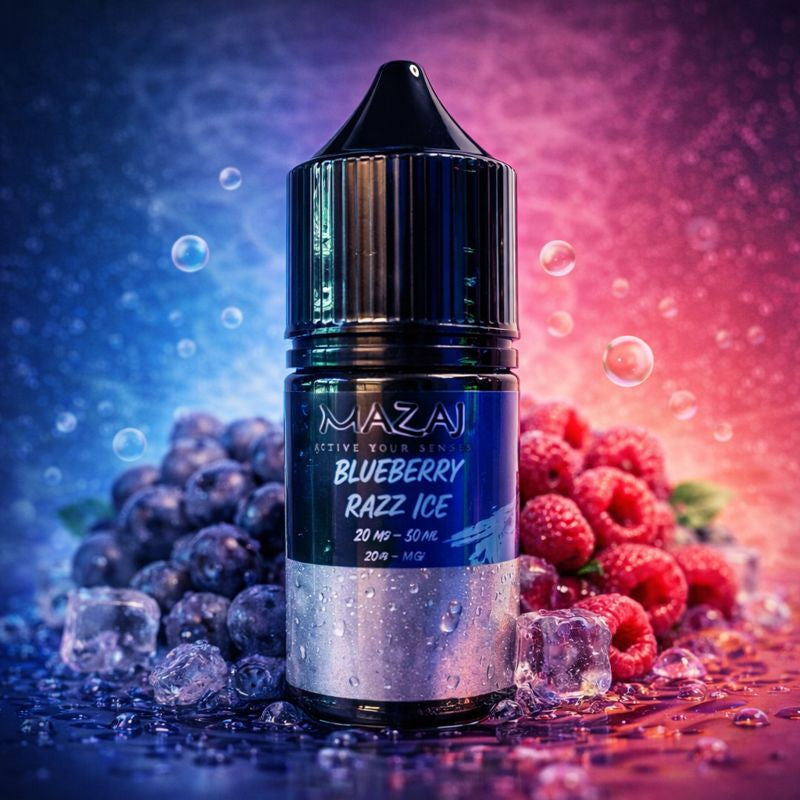 MAZAJ E-LIQUID - BLUE RAZZ ICE
