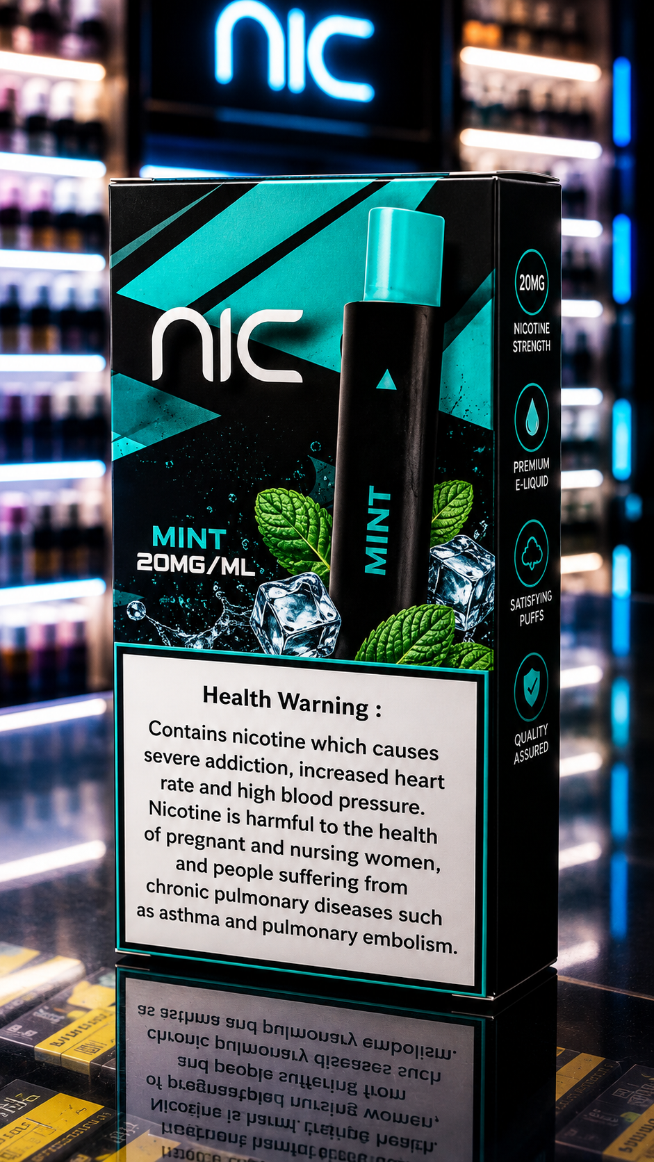 NIC 1500 PUFF- MINT