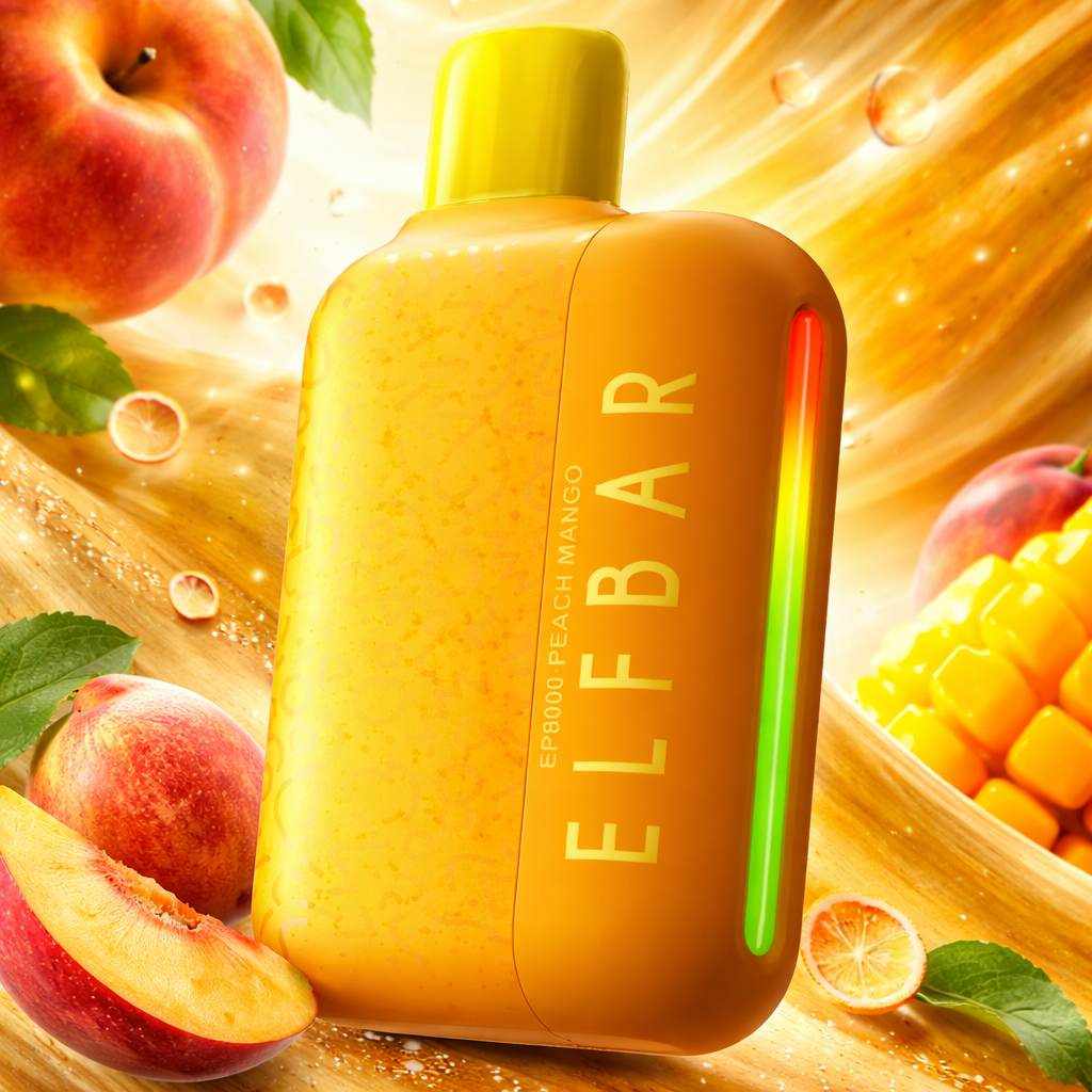 ELFBAR 8000 DISPOSSABLE PEACH MANGO