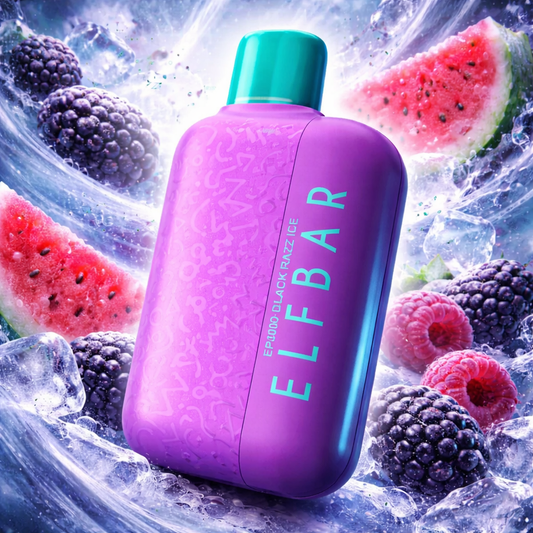 ELFBAR 8000 DISPOSSABLE BLACK RASPBERRY