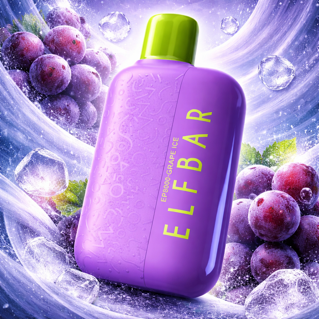 ELFBAR 8000 DISPOSSABLE GRAPE