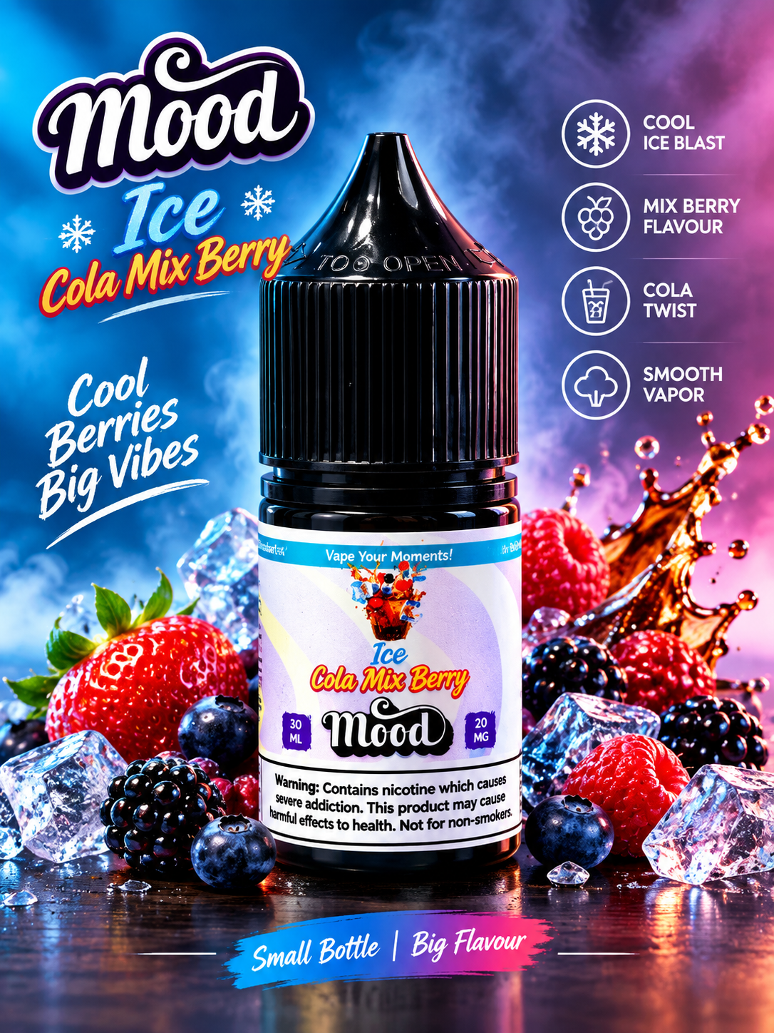MOOD JUICE 20MG COLA MIX BERRY