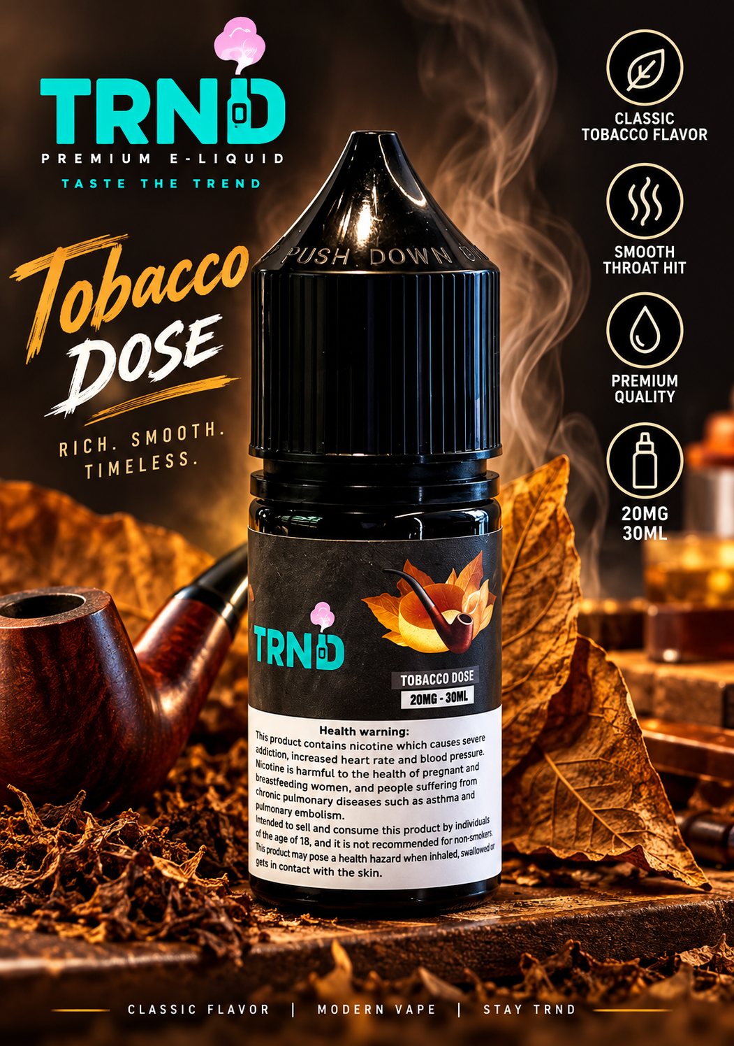 TRND JUICE 20MG TOBACCO DOSE
