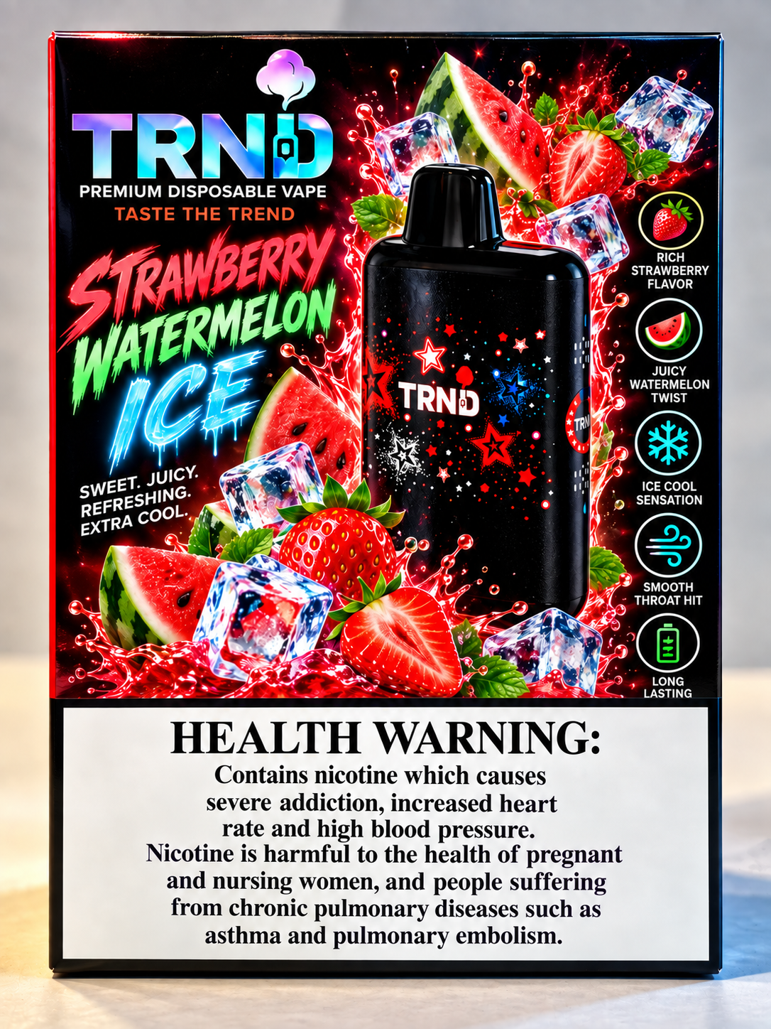 TRND 20000-STRAWBERRY WATERMELON ICE