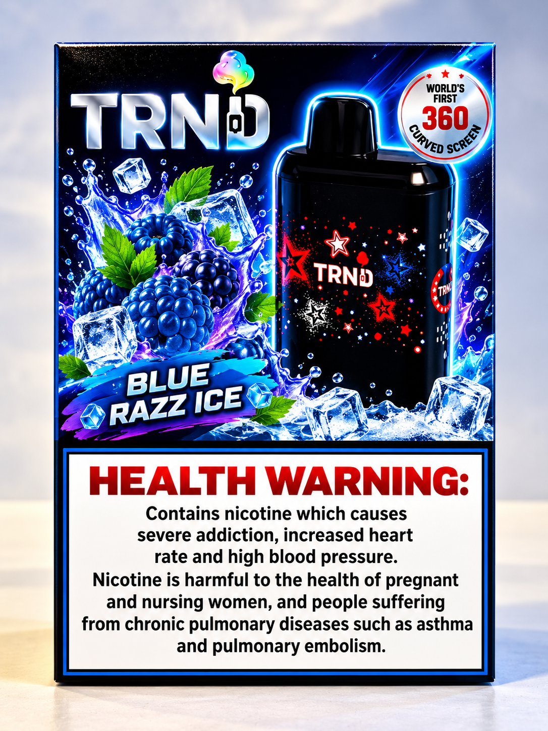 TRND 20000-BLUE RAZZ ICE