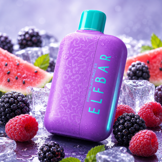 ELFBAR 8000 DISPOSSABLE BLACK RASPBERRY