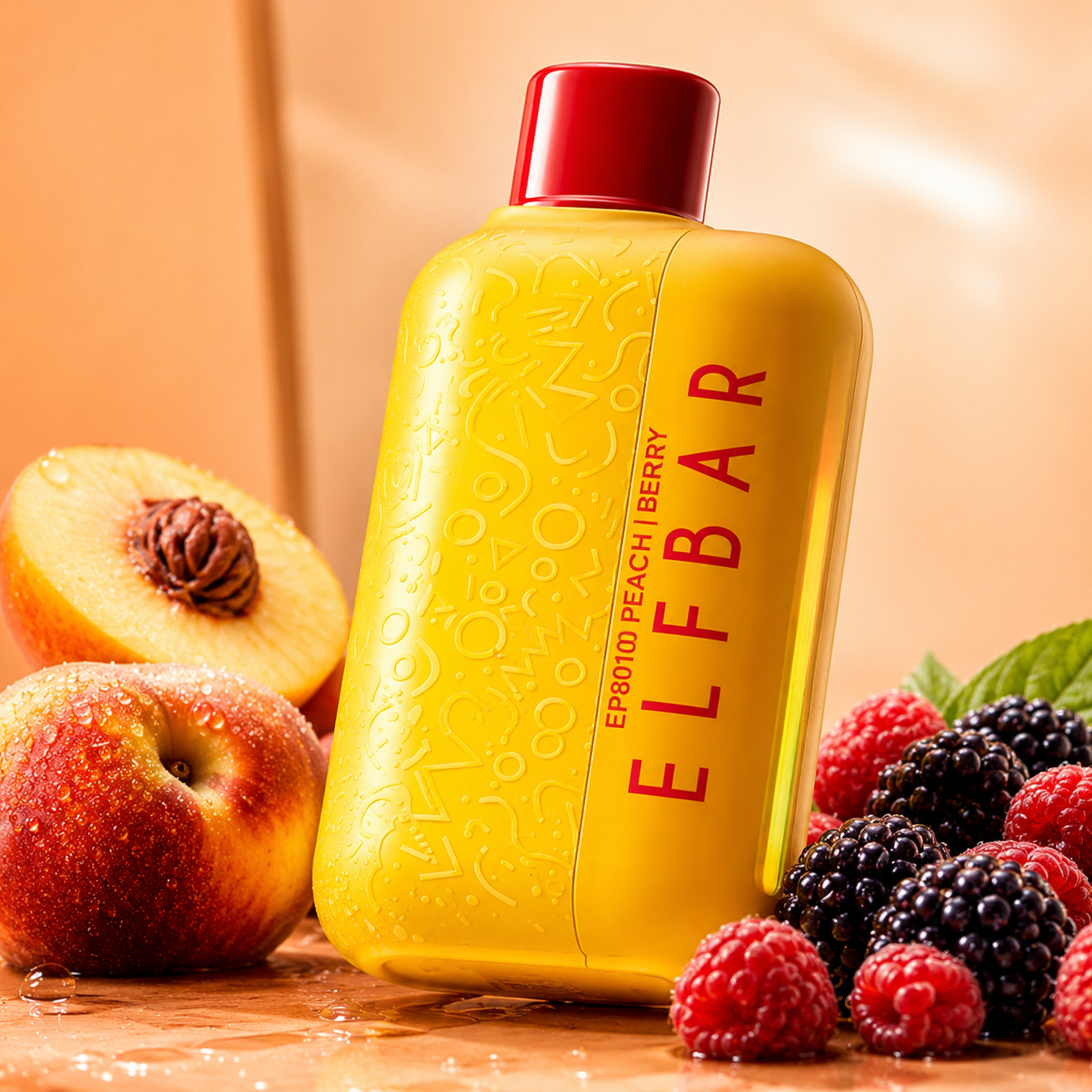 ELFBAR 8000 DISPOSSABLE  PEACH BERRY