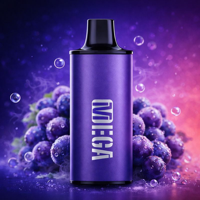 MEGA 7K FLAVOURS PODS - GRAPE ICE