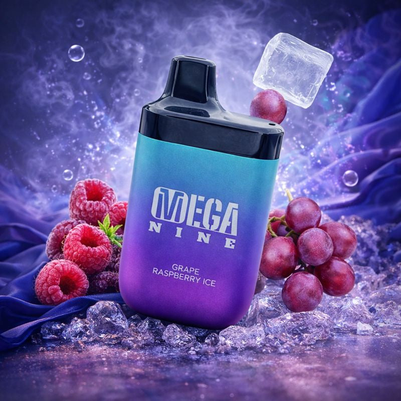 MEGA NINE - GRAPE RASPBERRY ICE