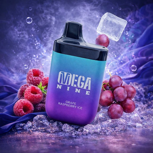 MEGA NINE - GRAPE RASPBERRY ICE