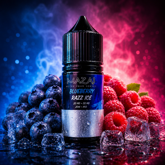 MAZAJ E-LIQUID - BLUE RAZZ ICE