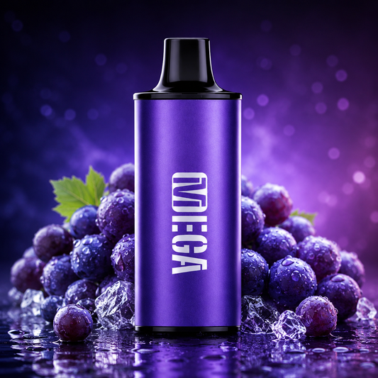 MEGA 7K FLAVOURS PODS - GRAPE ICE