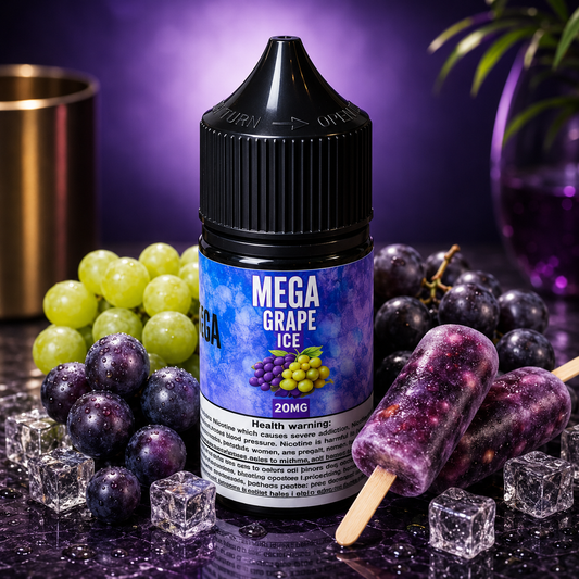 MEGA E-LIQUID - GRAPE ICE