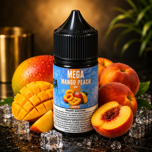 MEGA E-LIQUID - MANGO PEACH ICE