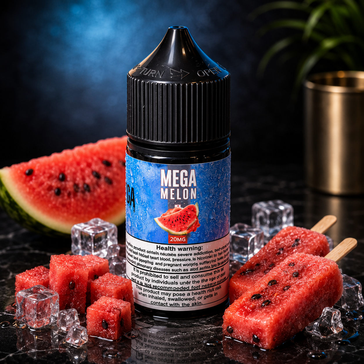 MEGA E-LIQUID - MELON ICE