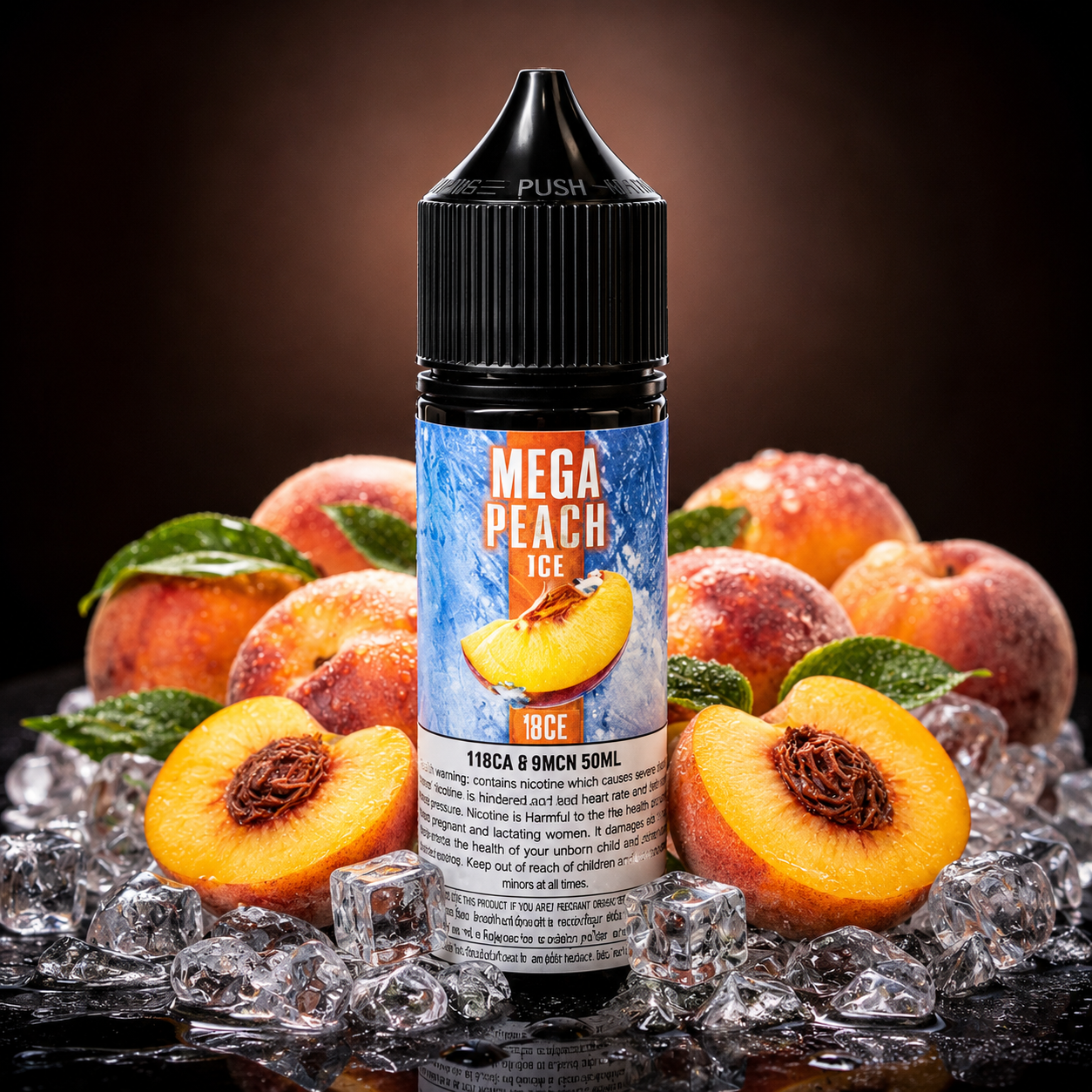 MEGA E-LIQUID - PRACH ICE