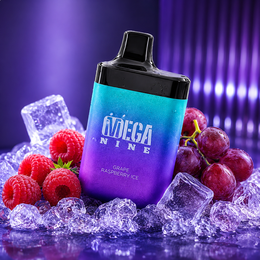 MEGA NINE - GRAPE RASPBERRY ICE
