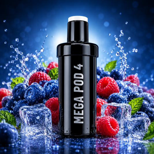 MEGA PODS 4 - BLUERAZZ ICE