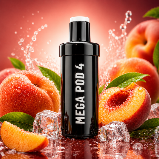 MEGA PODS 4 - PEACH ICE
