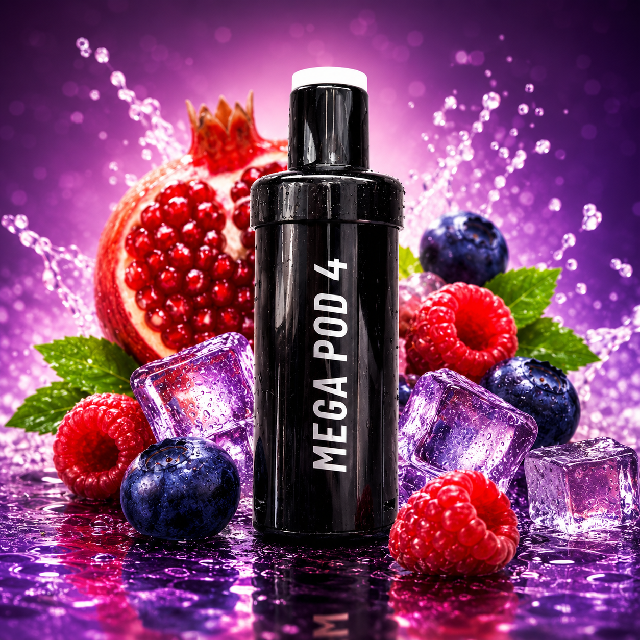MEGA PODS 4 - POMEGRANATE BERRY ICE