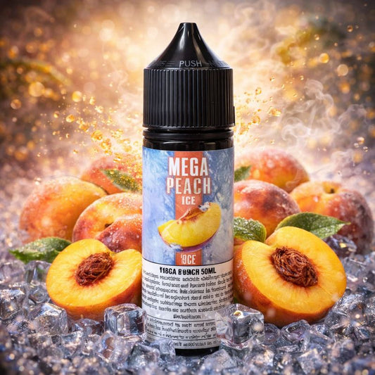 MEGA E-LIQUID - PRACH ICE