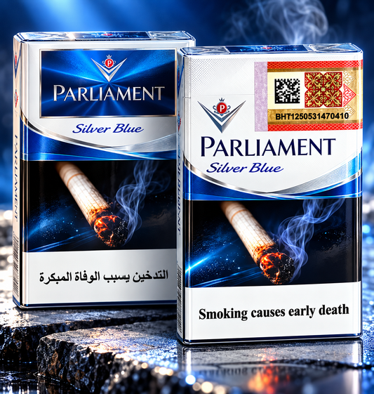 PARLIAMENT SILVER BLUE