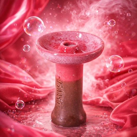 SHISHA HEAD CERAMIC - MARBEL RED