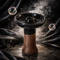 SHISHA HEAD CERAMIC - BLACK MARBLE