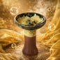 SHISHA HEAD CERAMIC - MARBLE YELLOW