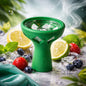 SHISHA HEAD GLASS - GREEN