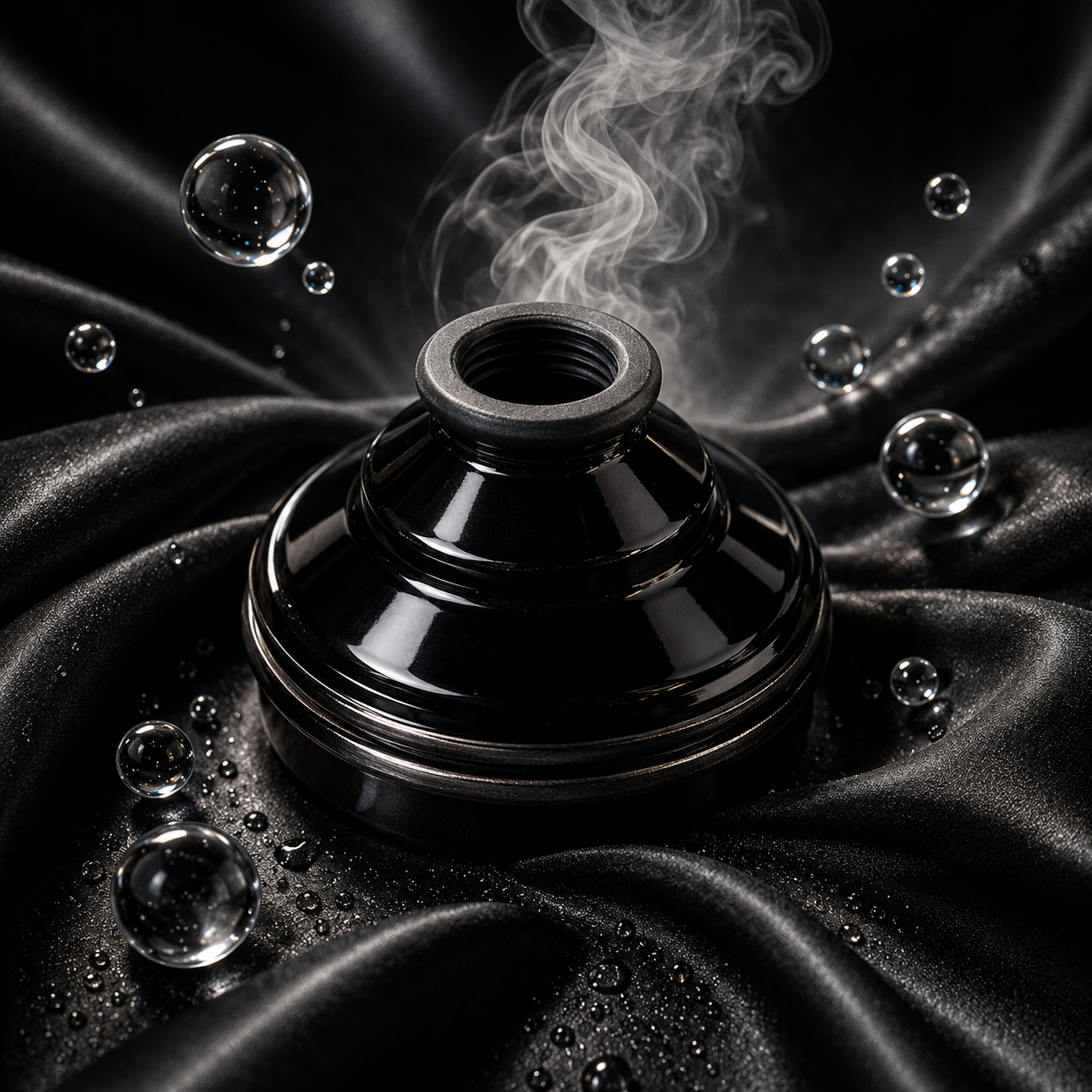 SHISHA HEAD CERAMIC - BLACK