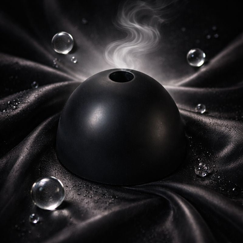 SHISHA HEAD SILICON CUP - BLACK